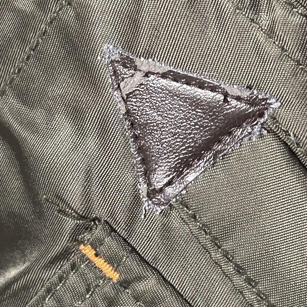 Top Gun Air Crew MJK151031 Pilot Jacket Lt Large Patches 4-Pocket Zip Nylon - Picture 7 of 14